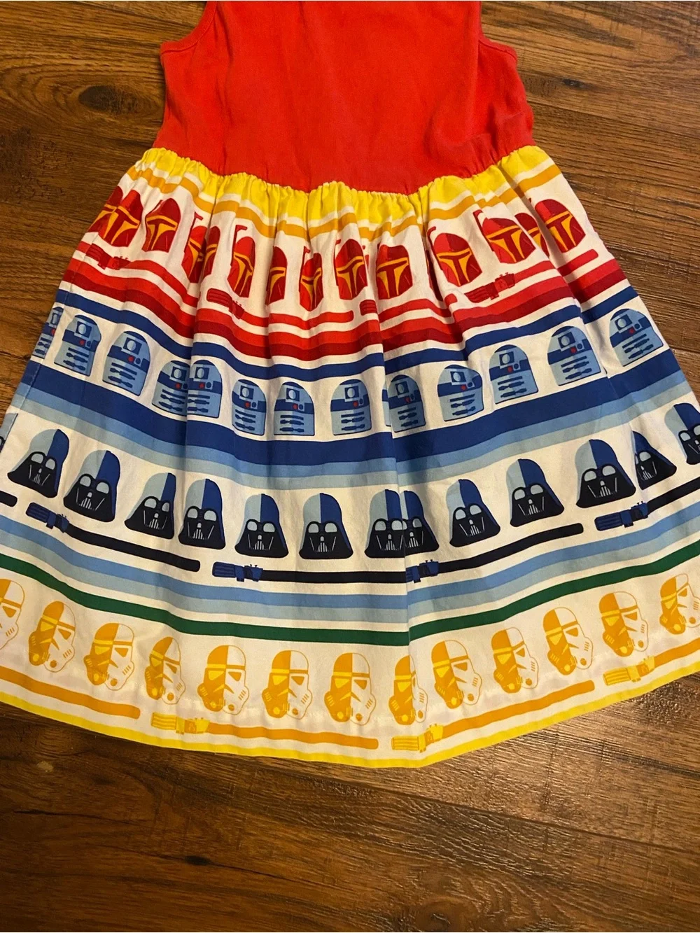 Hanna Andersson x Star Wars Sleeveless Fit and Flare Dress Size US 5 EUC